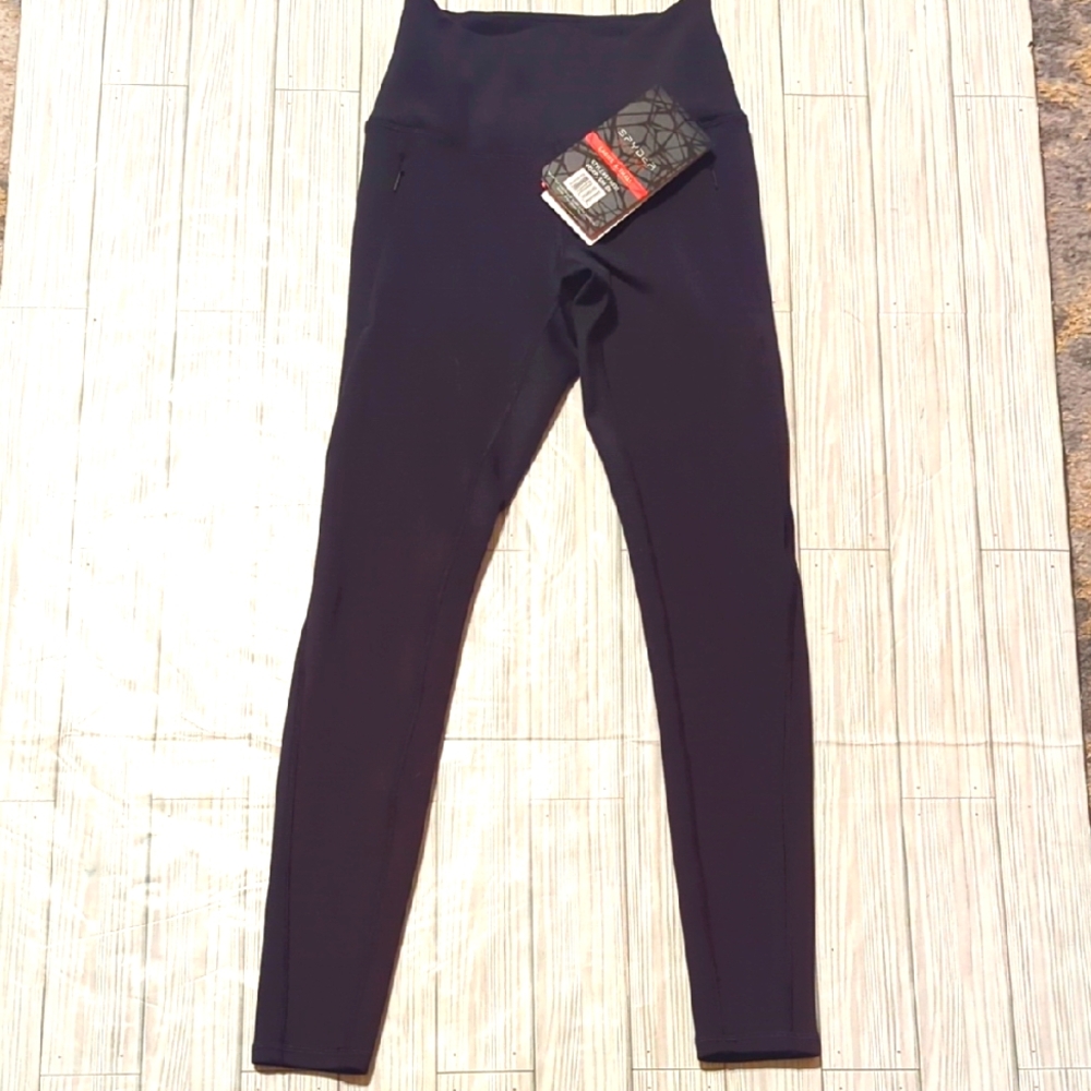 NWT Spyder Active Women’s Athletic Leggings Black Size XS ~ SP6035